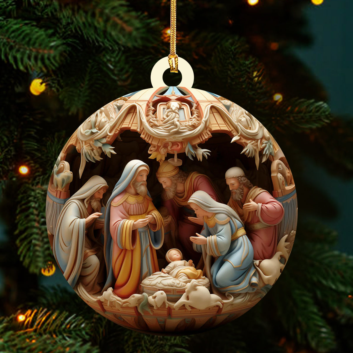 Birth of Christ - Acrylic Ornament GOJS10020