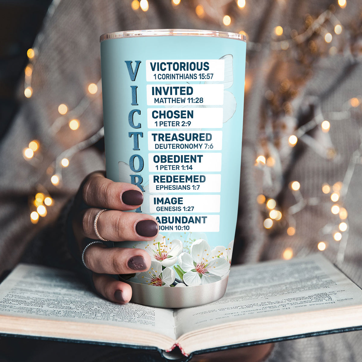 Be Still And Know That I Am God - Stainless Steel Tumbler