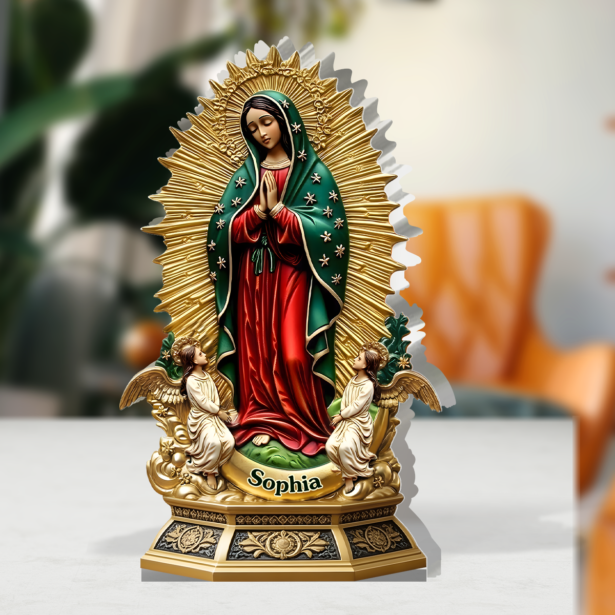 Our Lady Of Guadalupe - Personalized Acrylic Plaque GAPJS10129
