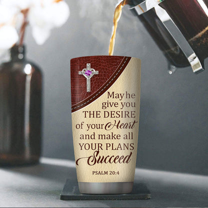 Desire of Your Heart - Personalized Stainless Steel Tumbler