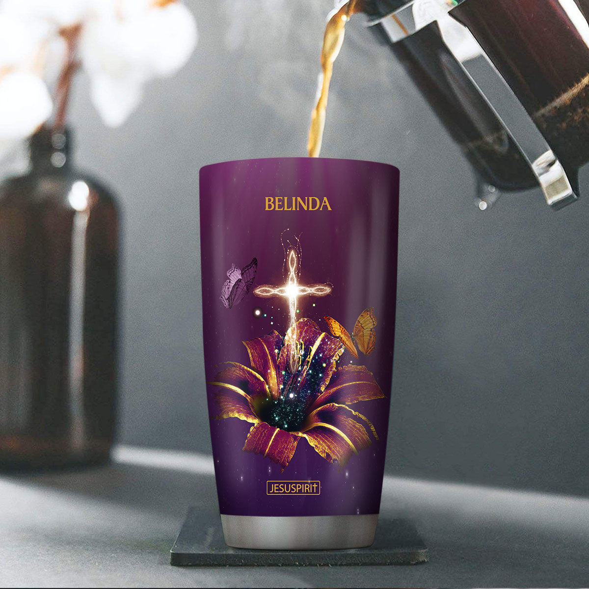 No Weapon Formed Against You - Personalized Tumbler