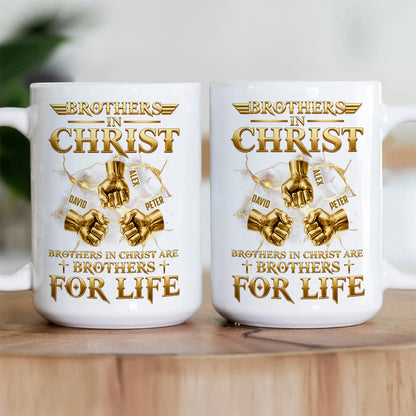 Christian Brotherhood For Life - Personalized Ceramic Coffee Mug