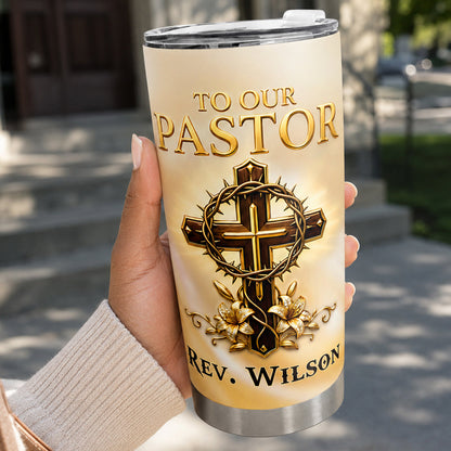 Heart Of A Servant Leader - Personalized Stainless Steel Tumbler