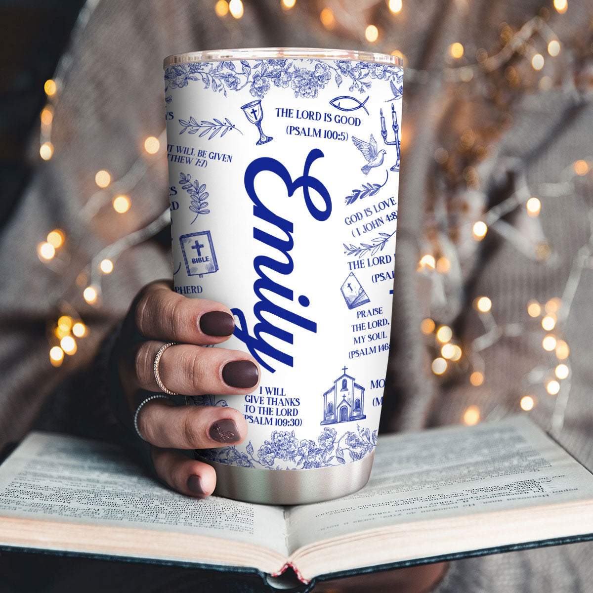 Faith-Inspired - Personalized Stainless Steel Tumbler