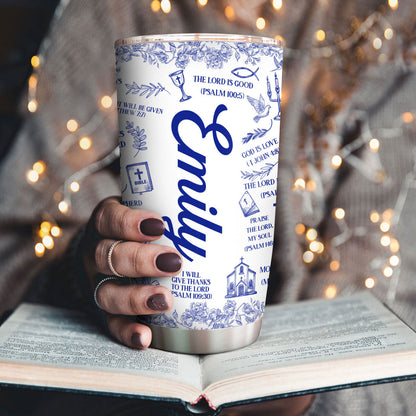 Faith-Inspired - Personalized Stainless Steel Tumbler