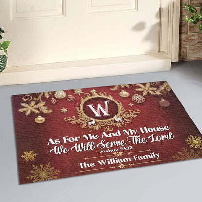 Bible Verse - Personalized Doormat for Faith Home