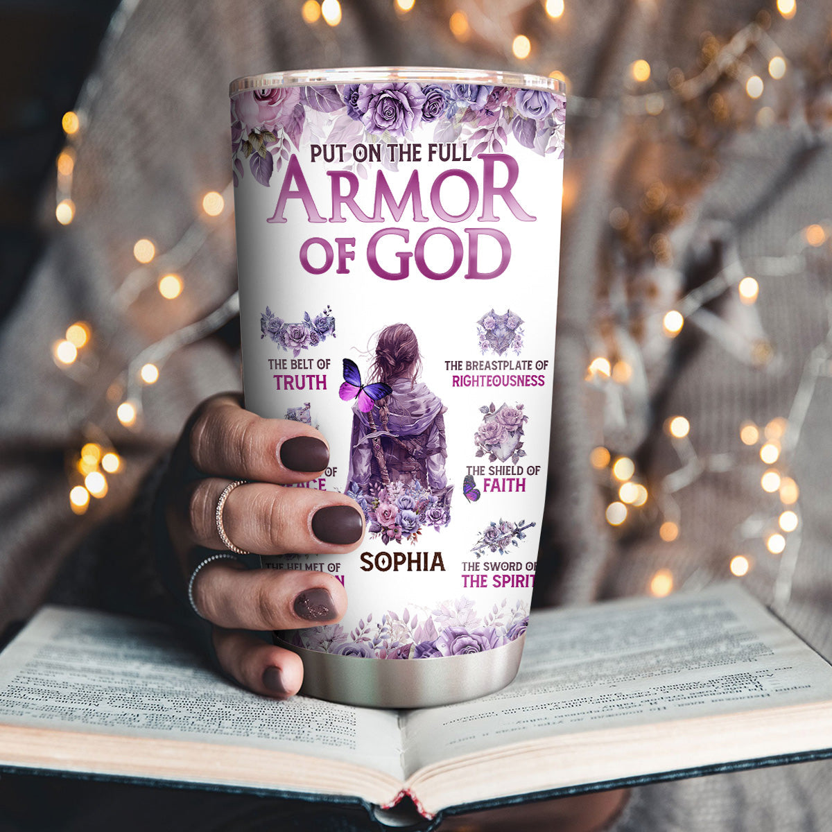 Faith in Action - Personalized Stainless Steel Tumbler 20oz
