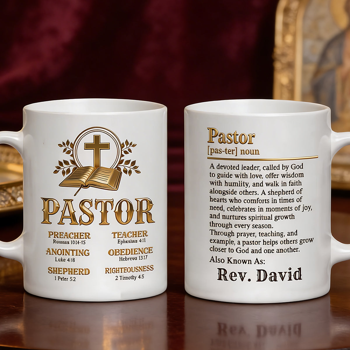 Christian Inspirational - Personalized Ceramic Coffee Mug