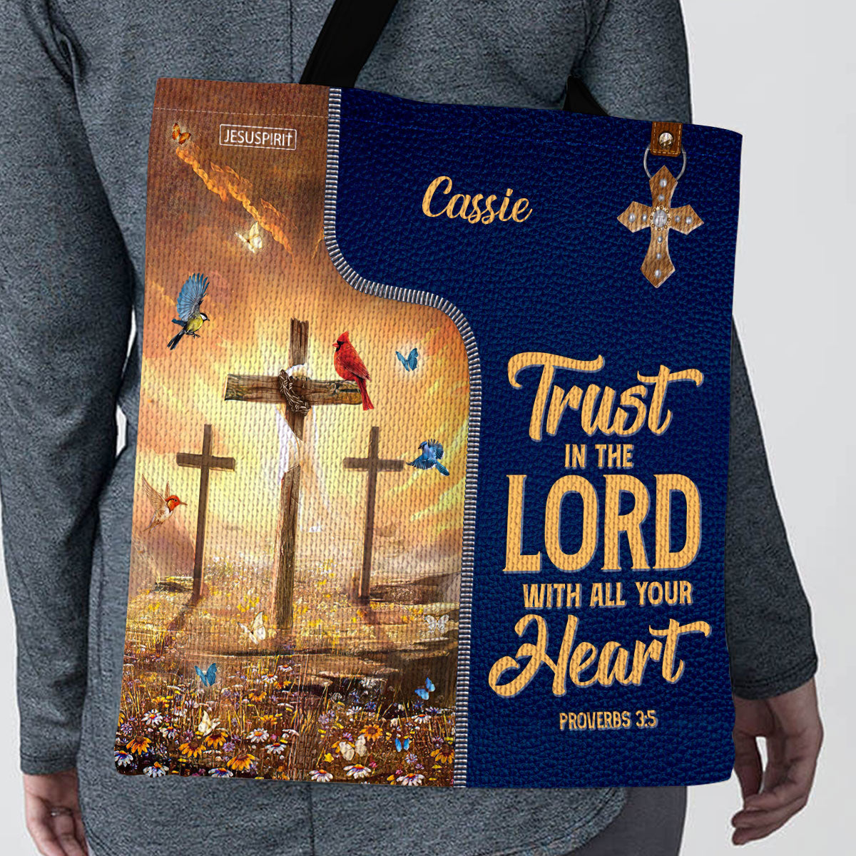 Trust In The Lord - Personalized Tote Bag for Women GTTJS10110