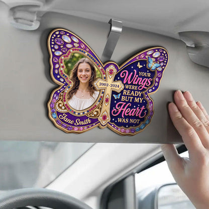 In Memory - Personalized Car Visor Clip