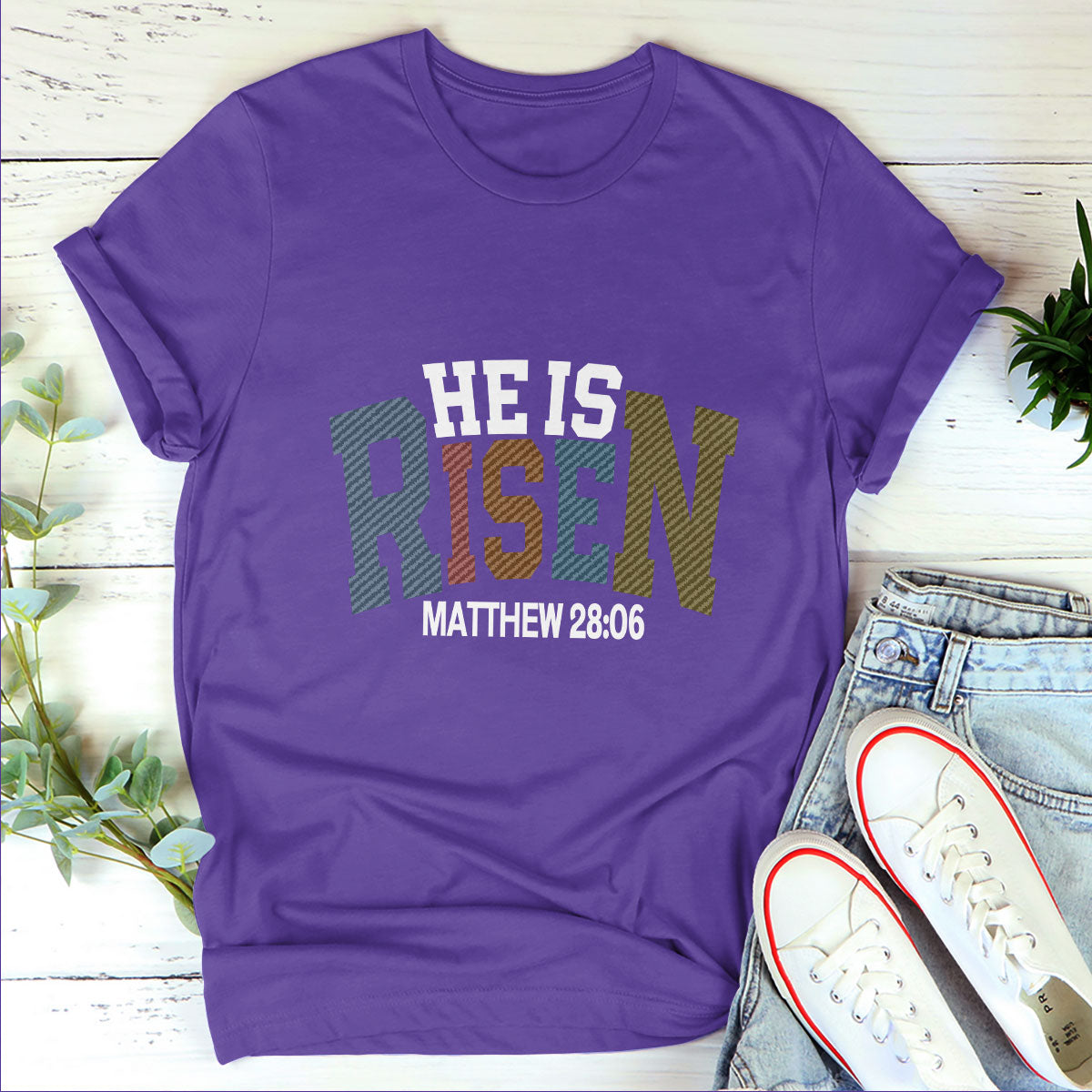 He Is Risen - 2D Unisex T-shirt GMJSTS200090