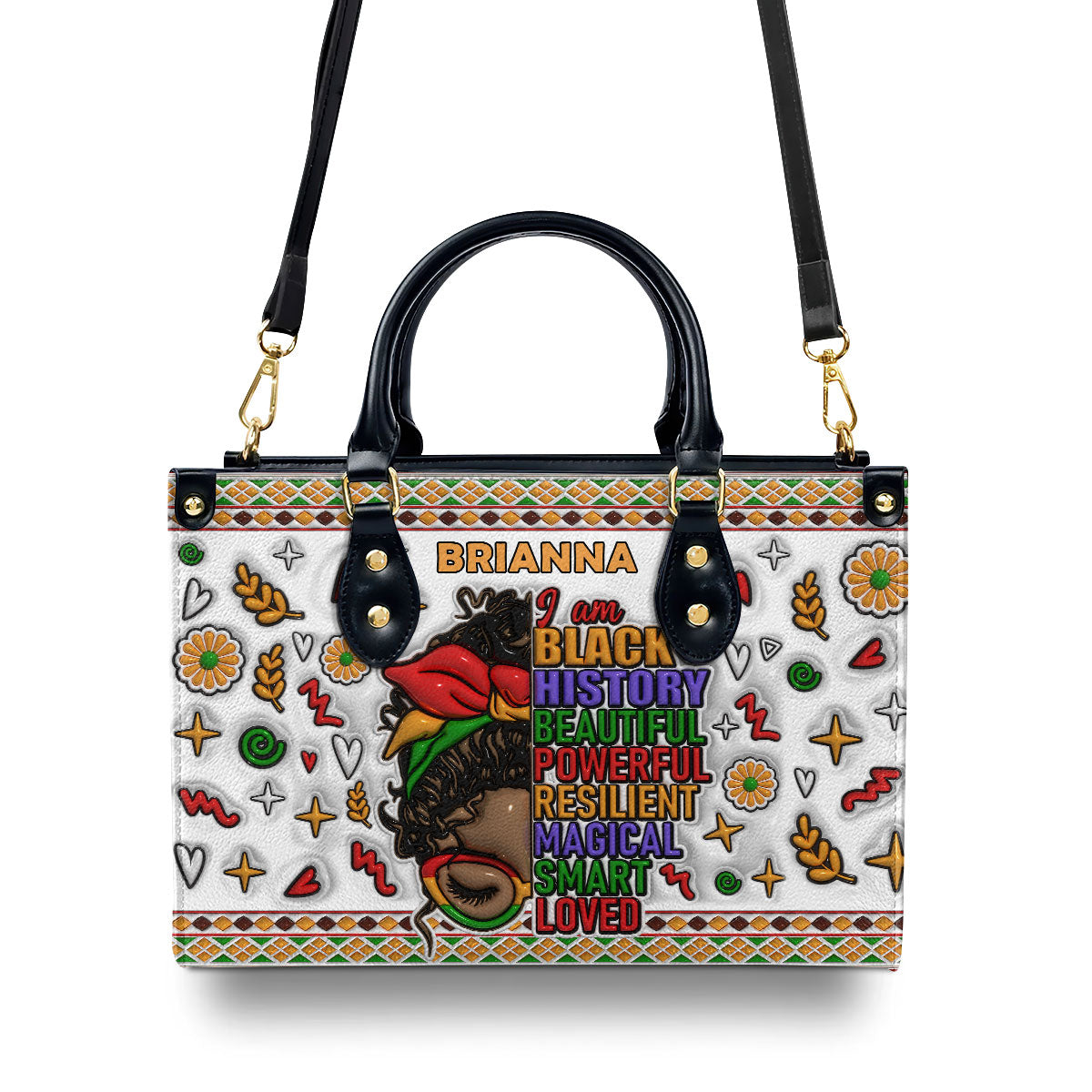 Faith-Inspired - Personalized Leather Handbag for Women GMJSLB200020