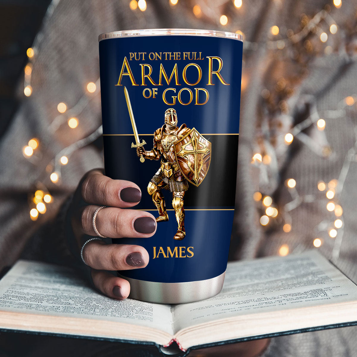 Faithful Christian Gift - Personalized Stainless Steel Tumbler