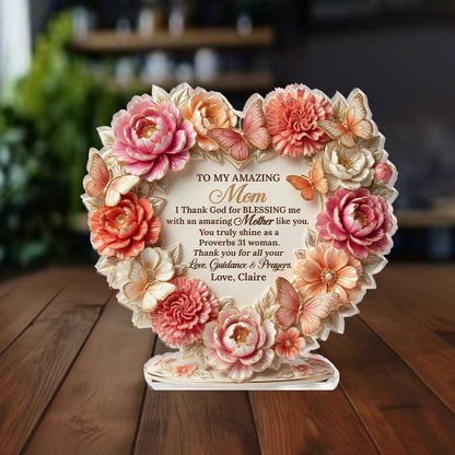 Mother's Day - Personalized Acrylic Keepsake Plaque GAPJS10083