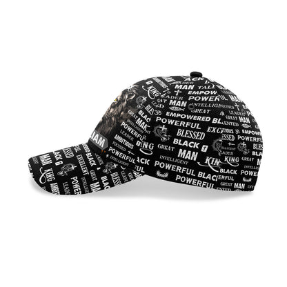 God Says I Am Black Man - Personalized Classic Cap