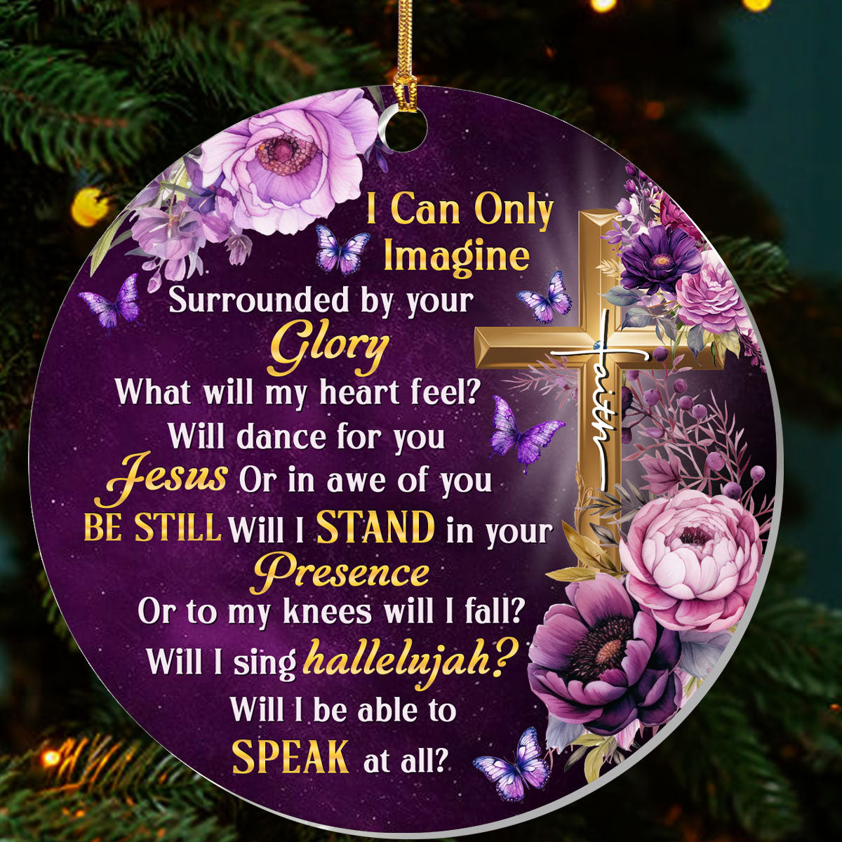Inspirational Faith Decor - Acrylic Ornament GOJS10072