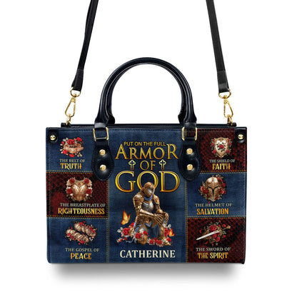 Armor Of God - Personalized Leather Handbag - Gift for Women GMJSLB200033