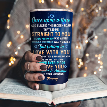 Marrying You Was The Best Decision - Personalized Stainless Steel Tumbler