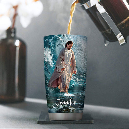 Walk by Faith - Personalized Stainless Steel Tumbler