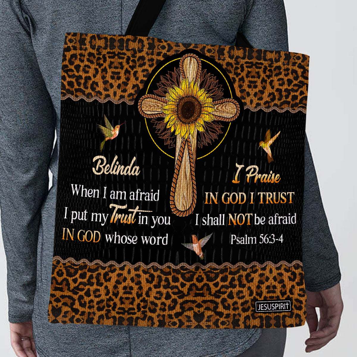 In God Whose Word I Praise - Personalized Tote Bag GTTJS10144