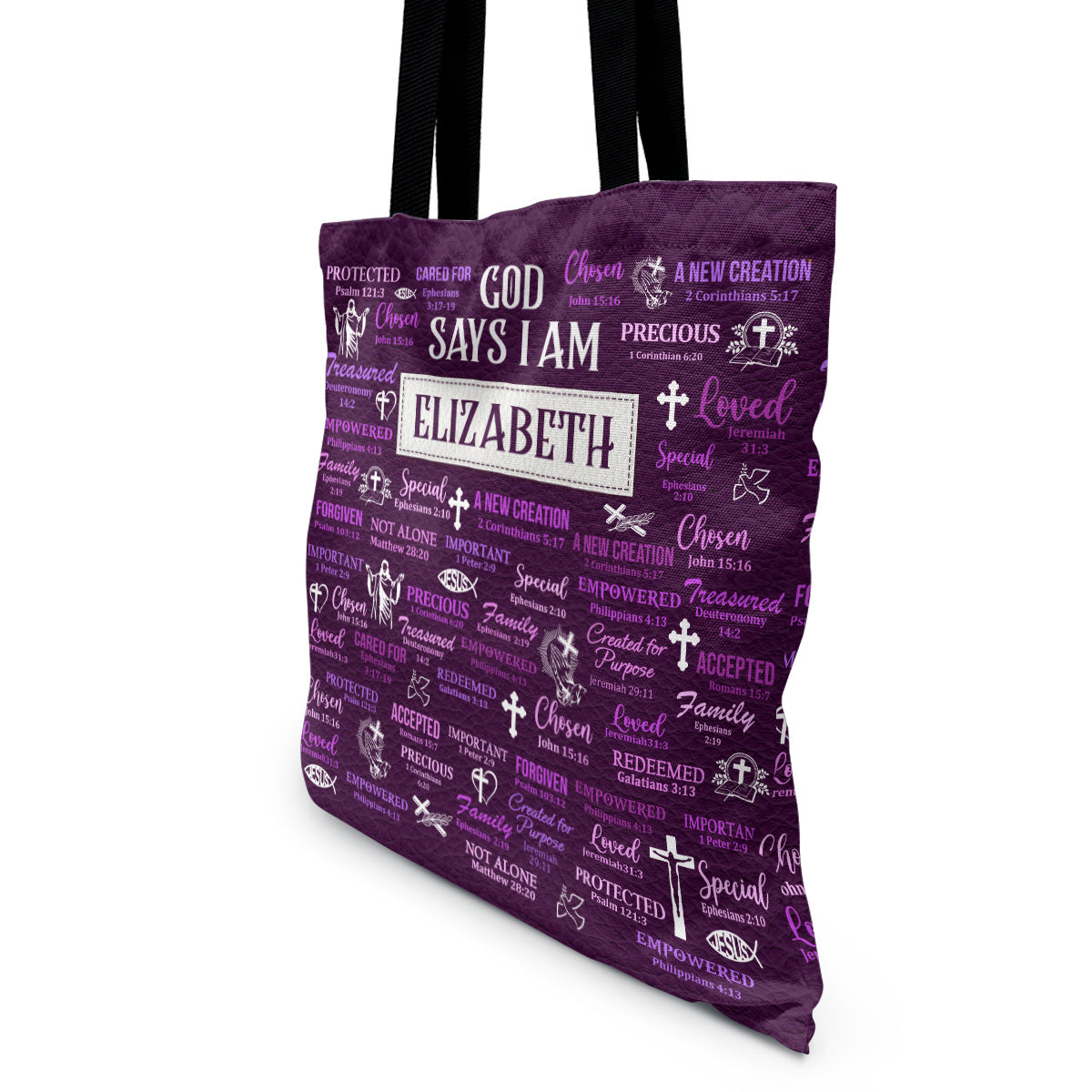 What God Says About You - Personalized Tote Bag for Mom GTTJS10003