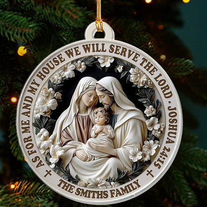 Faith Quote - Personalized Acrylic Ornament - Christian Home Decor GOJS10021