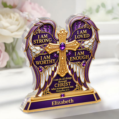 I Can Do All Things Through Christ - Custom Acrylic Plaque GAPJS10018