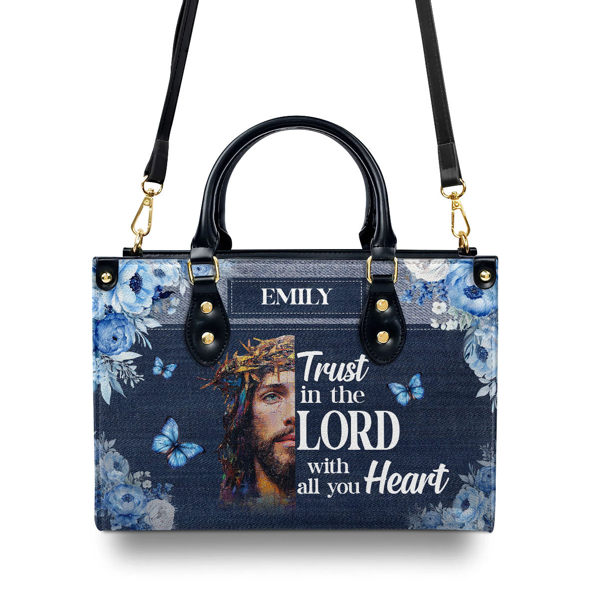 Faith-Inspired - Personalized Leather Handbag GMJSLB200080