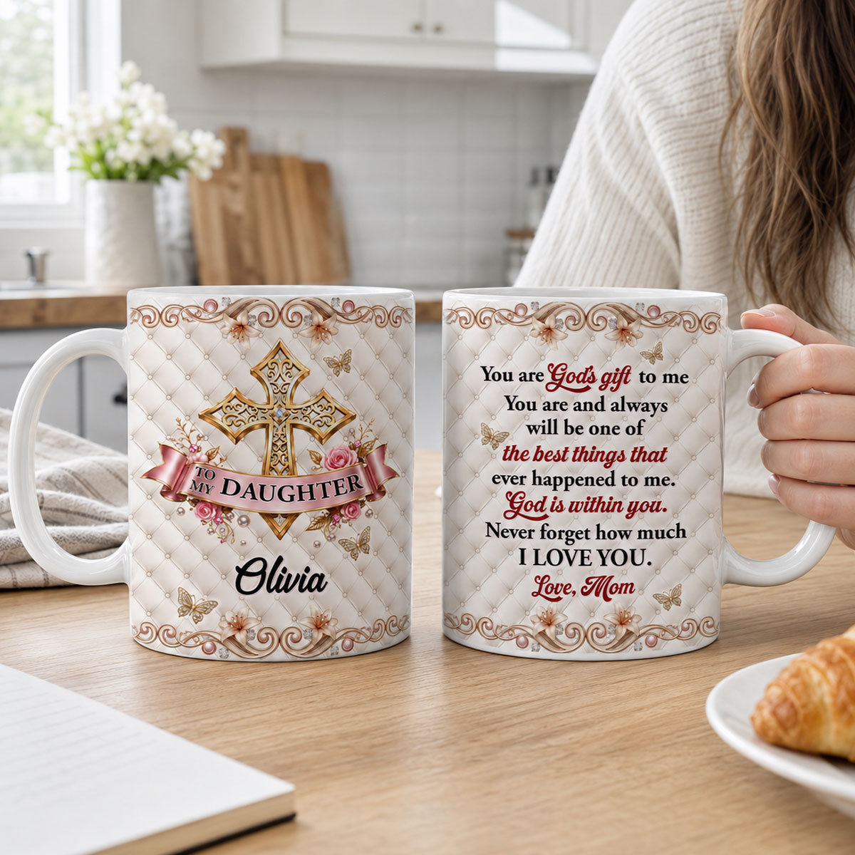 You Are God's Gift To Me - Personalized Coffee Mug
