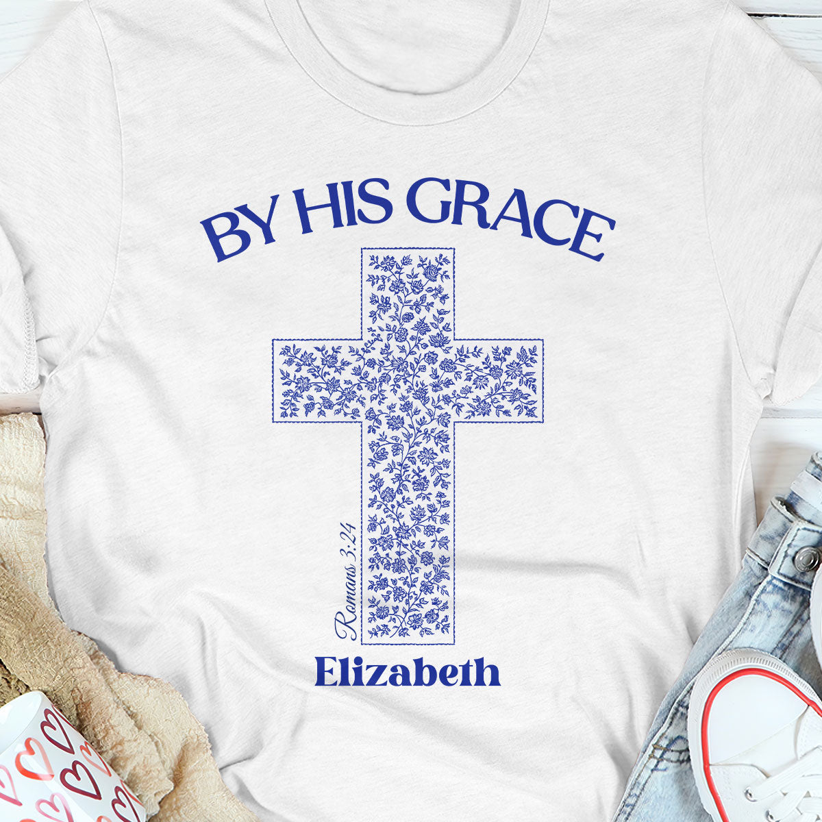 By His Grace - Personalized Unisex T-Shirt GMJSTS200045