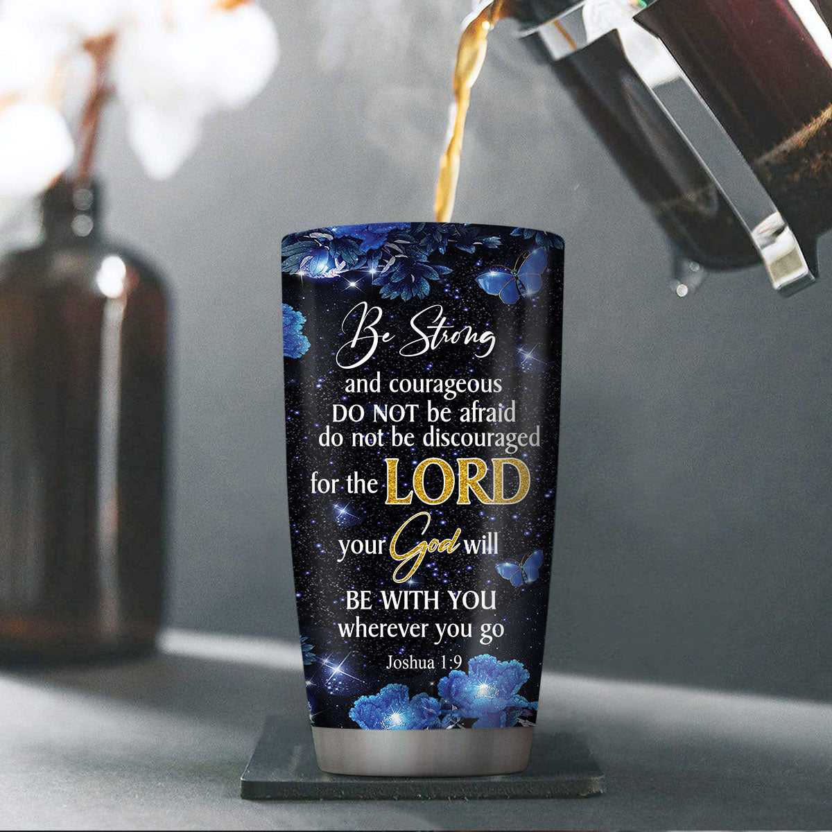 Do Not Be Afraid - Personalized Stainless Steel Tumbler