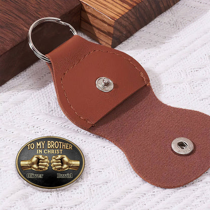 Brother In Christ Pocket Hug - Personalized Keepsake