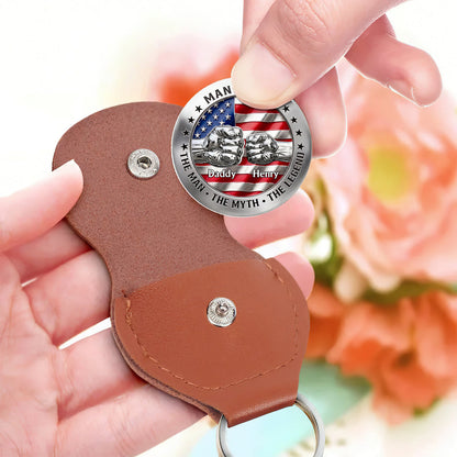 Righteous Father Legacy - Personalized Pocket Hug Gift for Dad