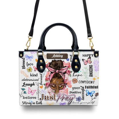 Faith-Inspired - Personalized Leather Handbag GMJSLB200013