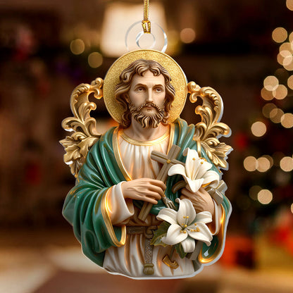 Faithful Carpenter - Acrylic Ornament - Christian Home Decor GOJS10048