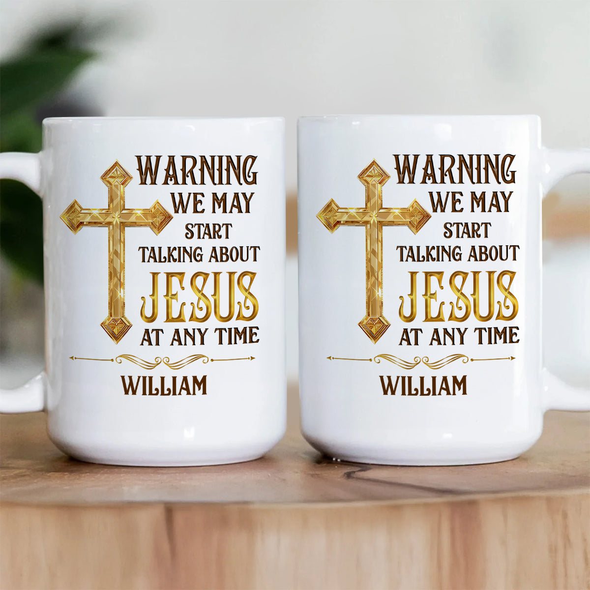 Funny Faith - Personalized Ceramic Coffee Mug