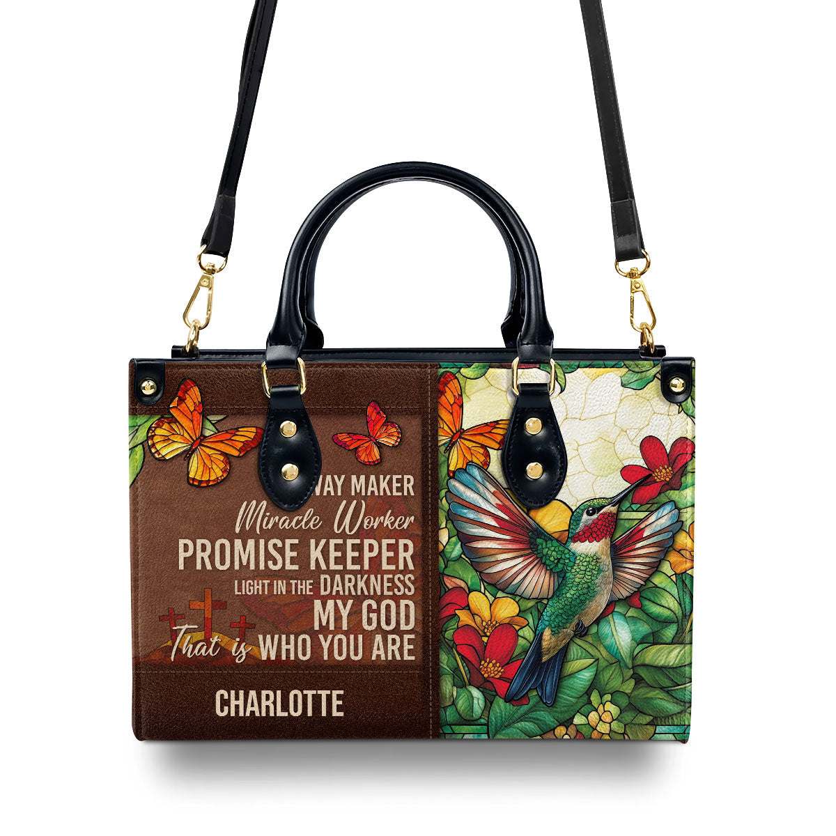 That Is Who You Are - Personalized Leather Handbag GMJSLB200087