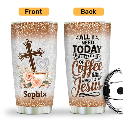 Faith Quote - Personalized Stainless Steel Tumbler