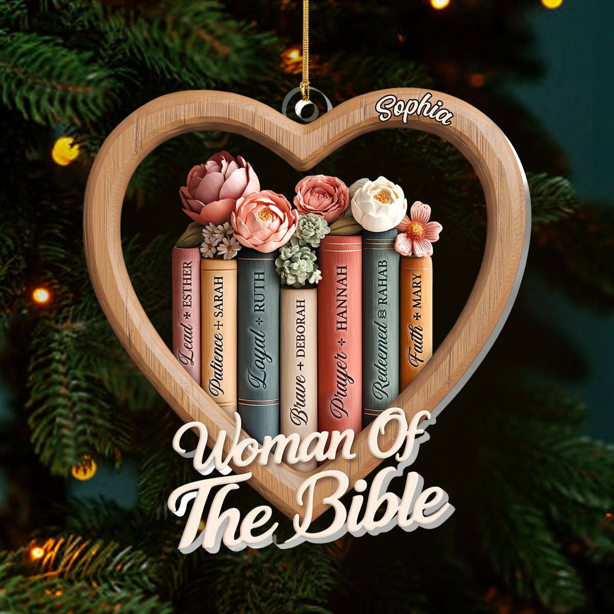 Woman Of The Bible - Personalized Acrylic Ornament GOJS10034