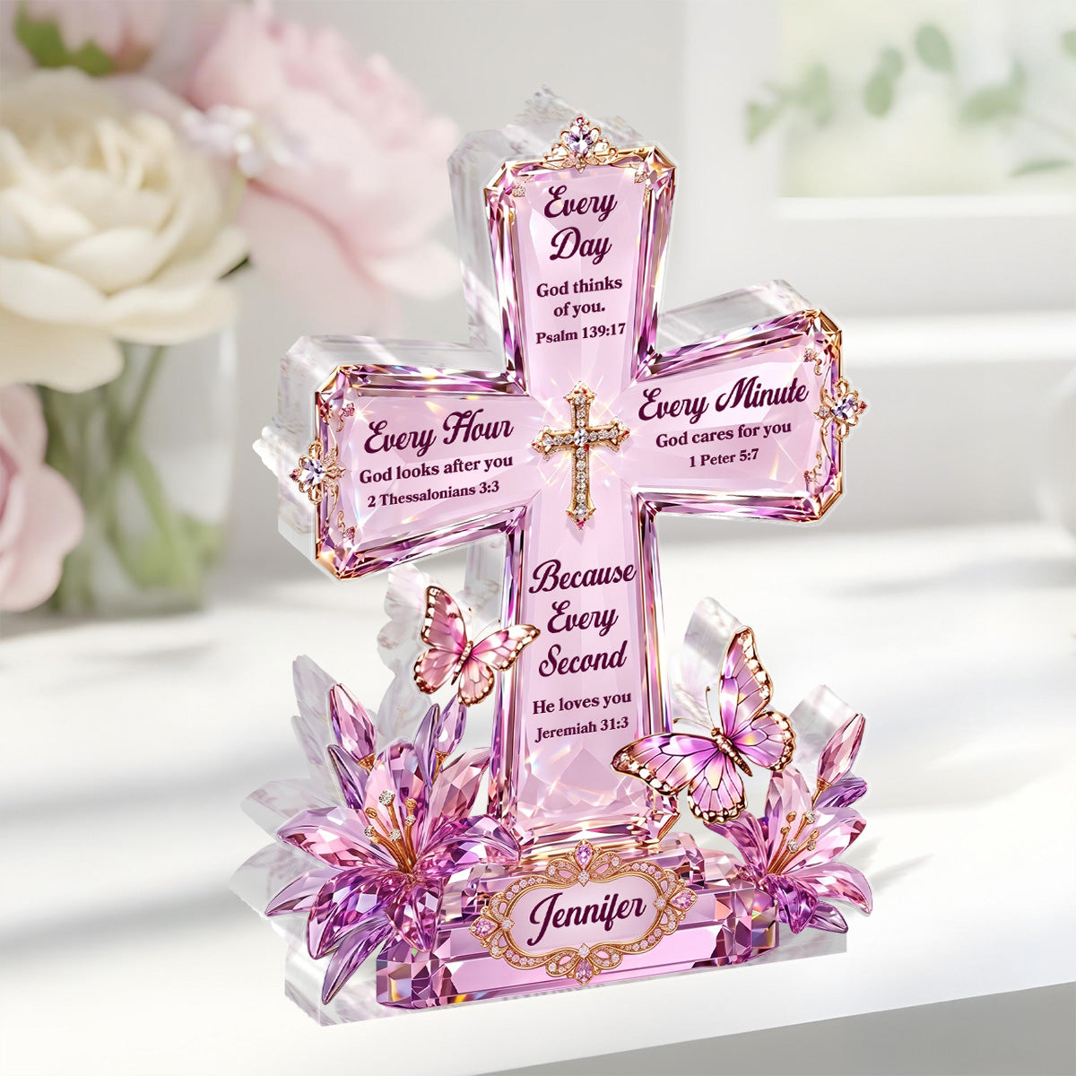 Faith-Inspired Gift for Mom - Personalized Acrylic Plaque GAPJS10021