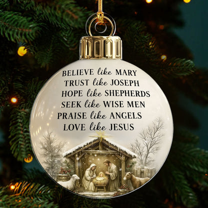 Nativity Christmas - Acrylic Ornament GOJS10031