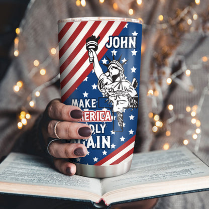 Make America Godly Again - Personalized Stainless Steel Tumbler