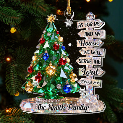 Bible Verse - Personalized Acrylic Ornament GOJS10027