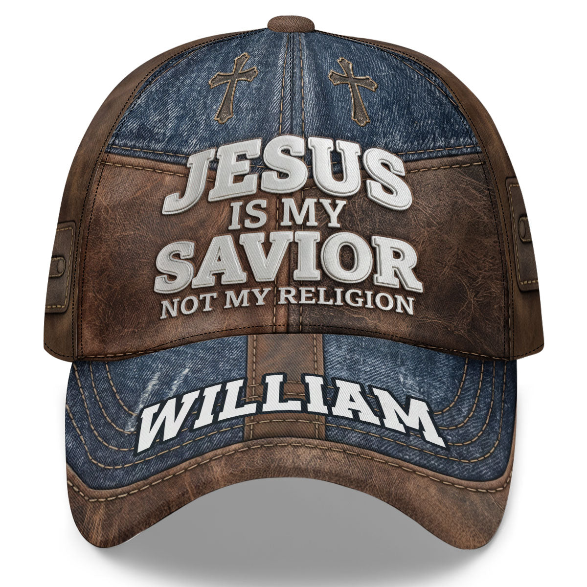 Jesus Is My Savior - Personalized Classic Cap - Christian Faith