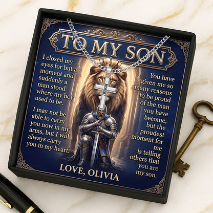 I Will Always Carry You In My Heart - Christian Jewelry for Him GMJSCLC200012