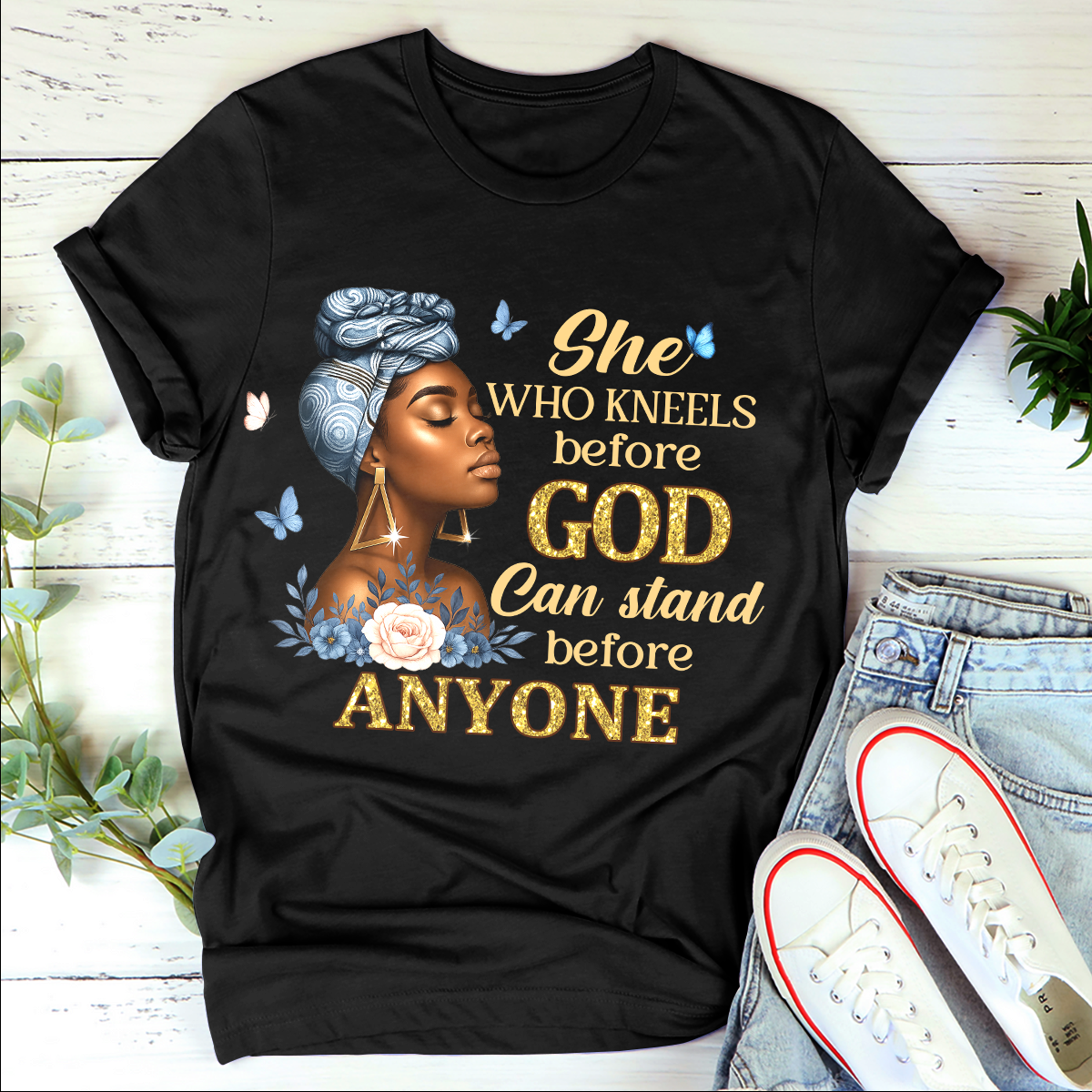 She Who Kneels Before God - Unisex T-shirt GMJSTS200076