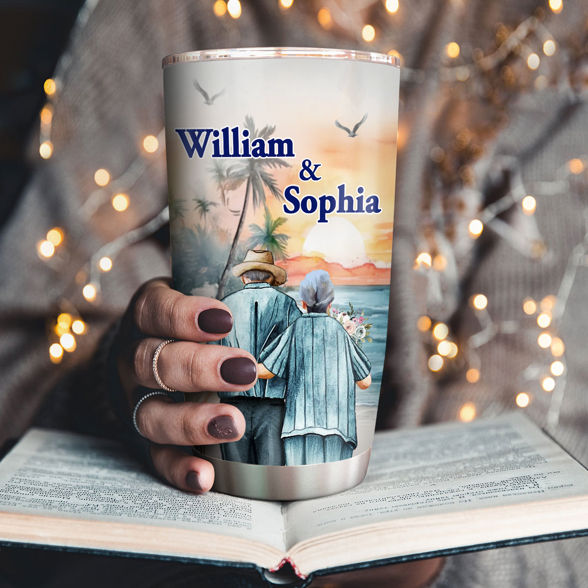 To My Gorgeous Wife - Personalized Stainless Steel Tumbler