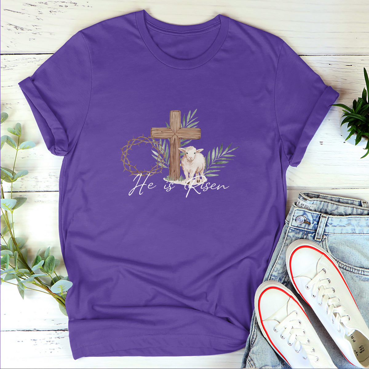 He Is Risen - 2D Unisex T-shirt GMJSTS200093