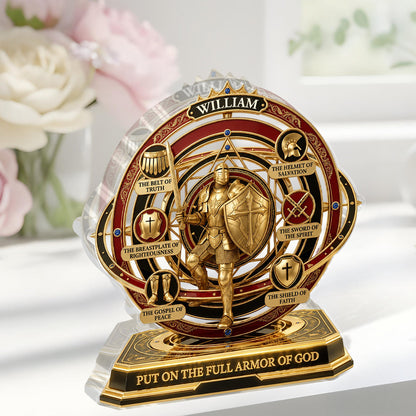 Put On The Full Armor Of God - Acrylic Plaque GAPJS10013