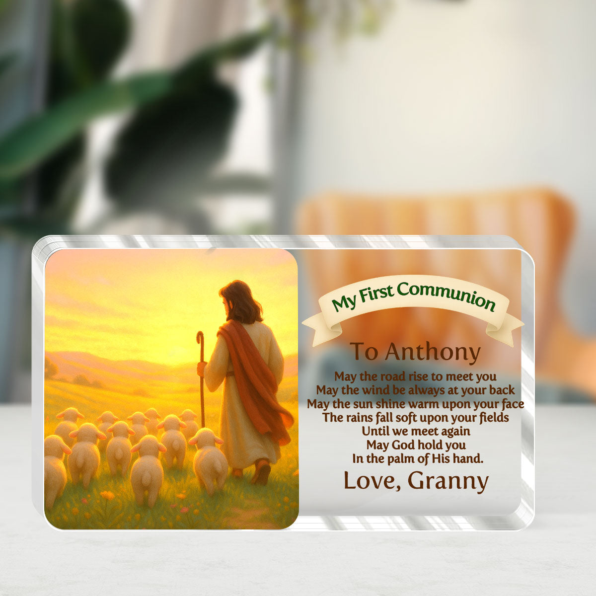 May God Hold You - First Communion Acrylic Keepsake GAPJS10234